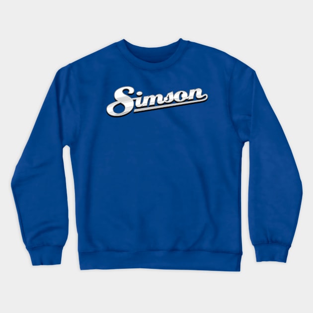 Simson Logo (metallic) Crewneck Sweatshirt by GetThatCar